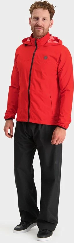 AGU GO Regenpak Essential Unisex - Rood - M - Dames & Heren - Waterdicht & Ademend 14 AGU GO Regenpak Essential Unisex - Rood - M - Dames & Heren - Waterdicht & Ademend - Afbeelding 14