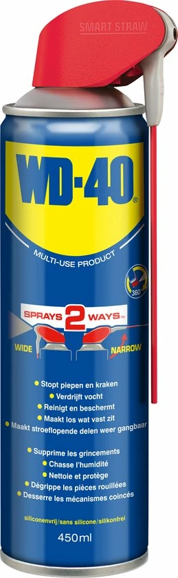 WD-40® Smart Straw® Multi-Use Product - 450ml - Multispray - Smeermiddel, Ontvetter En Anti-Corrosie 12 WD-40® Smart Straw® Multi-Use Product - 450ml - Multispray - Smeermiddel, Ontvetter En Anti-Corrosie - Afbeelding 12