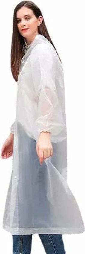 Merkloos Regenjas WIT (Maat XL) Unisex - Licht Gewicht - Opvouwbaar - Pocket Size - Reizen - Dames - Heren Regenjas 1 Merkloos Regenjas WIT (Maat XL) Unisex - Licht Gewicht - Opvouwbaar - Pocket Size - Reizen - Dames - Heren Regenjas