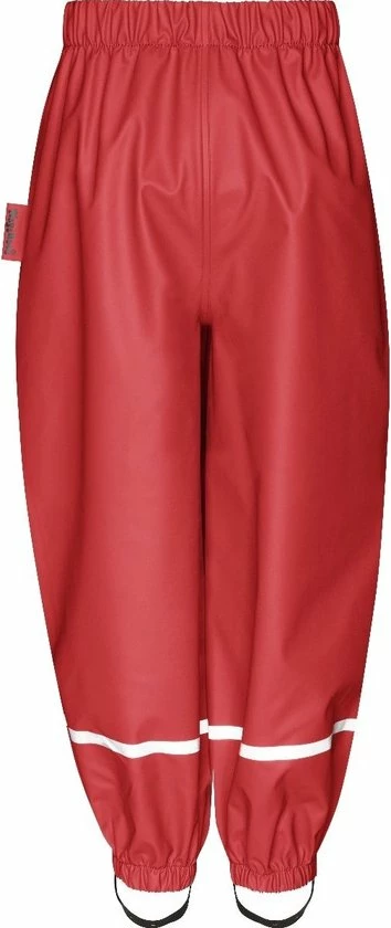 Playshoes - Regenbroek Met Fleece Voering Voor Kinderen - Rood - Maat 104cm 2 Playshoes - Regenbroek Met Fleece Voering Voor Kinderen - Rood - Maat 104cm - Afbeelding 2