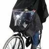 Hooodie Poncho Regenponcho - Fietsponcho Fiets - One Size - Unisex Zwart - Sport-Plein