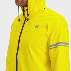 AGU Original Regenpak Essential - Geel/Zwart - L - Dames & Heren - Waterdicht & Ademend -Fietsen-Accessoires Shop 420x840