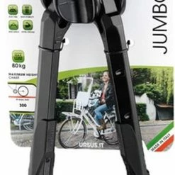 Middenstandaard Ursus Jumbo 2-poot 30cm - Zwart -Fietsen-Accessoires Shop 432x840 1