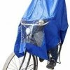 Hooodie Poncho Regenponcho - Fietsponcho Fiets - Koplampproof Transparant - One Size Unisex Blauw