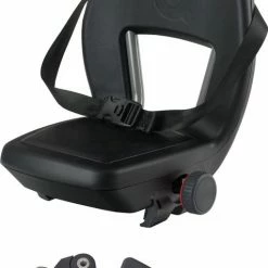 Qibbel 6+ Junior Fietsstoeltje Achter - Zwart - Inclusief Voetsteuntjes -Fietsen-Accessoires Shop 477x840