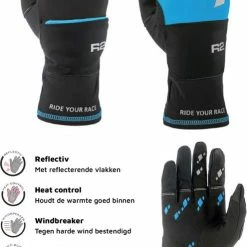 Luxe Winter Handschoenen - Handschoenen EN Wanten In 1 - Waterdicht Door Techshell - Nylon - Fiets, Wandel Handschoenen/wanten Combinatie - Dames En Heren - Zwart/Blauw - Maat M / 7 - R2 Cover 13 Luxe Winter Handschoenen - Handschoenen EN Wanten In 1 - Waterdicht Door Techshell - Nylon - Fiets, Wandel Handschoenen/wanten Combinatie - Dames En Heren - Zwart/Blauw - Maat M / 7 - R2 Cover -Fietsen-Accessoires Shop 495x840