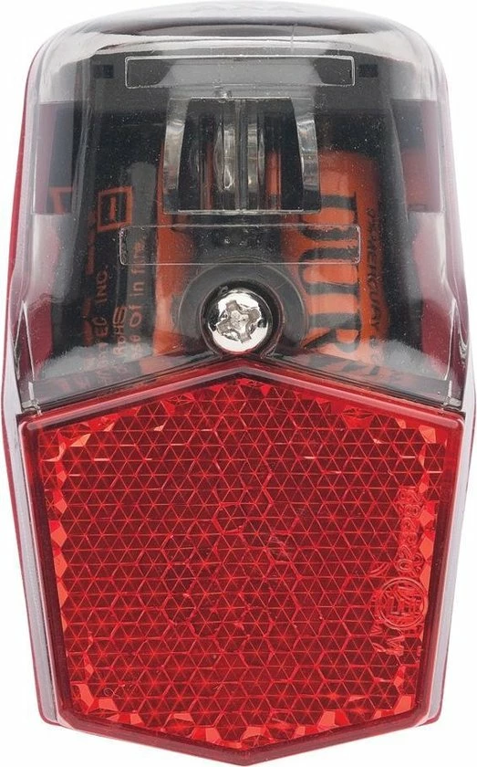 AXA Run Compact - Fiets Achterlicht - LED Fietsverlichting Op Batterij - Spatbord Montage Rood 6 AXA Run Compact - Fiets Achterlicht - LED Fietsverlichting Op Batterij - Spatbord Montage Rood - Afbeelding 6