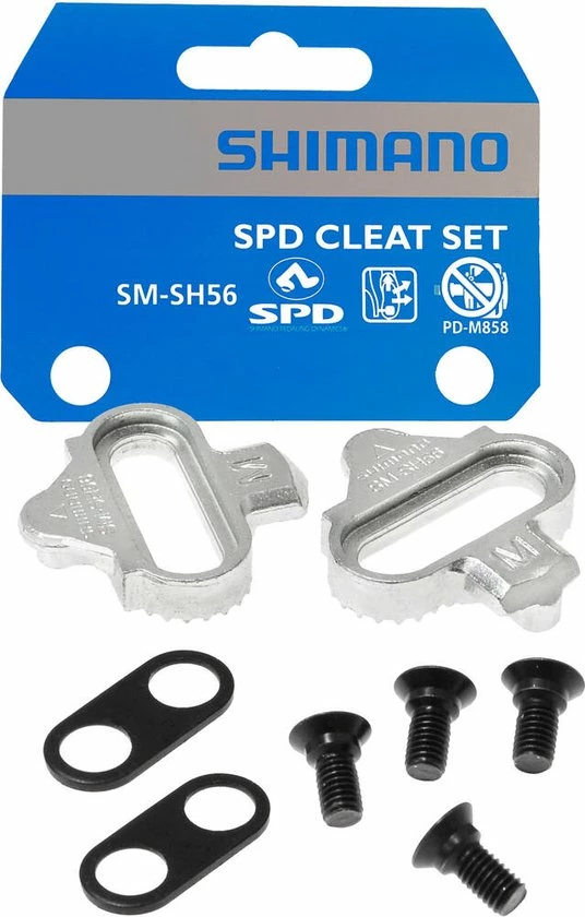 Shimano Schoenplaatjes Spd Zilver Sh56 Set 8 Shimano Schoenplaatjes Spd Zilver Sh56 Set - Afbeelding 8