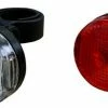 DULA Fietslamp Set Wit-rood - Fietslampjes