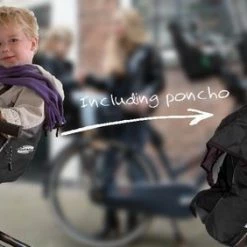 Deryan Bike-a-way Fietsstoeltje Voor - Fiets Regenhoes - Warme Jas En Windbreaker + Regenponcho - Bobike & Yepp -Fietsen-Accessoires Shop 550x282