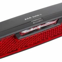 AXA - Juno Battery - Fiets Achterlicht - LED Fietsverlichting Op Batterij - Auto Off Systeem - 80 Mm - Rood -Fietsen-Accessoires Shop 550x292 1