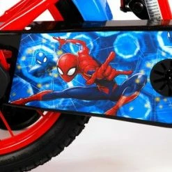 Spider-Man Kinderfiets - Jongens - 14 Inch - Rood/Blauw - Twee Handremmen -Fietsen-Accessoires Shop 550x299 5