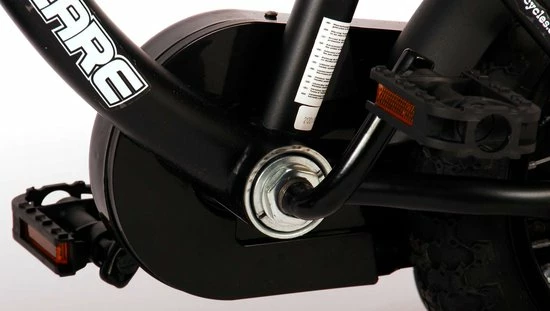 Volare Black Cruiser Kinderfiets - Jongens - 12 Inch - Zwart 6 Volare Black Cruiser Kinderfiets - Jongens - 12 Inch - Zwart - Afbeelding 6