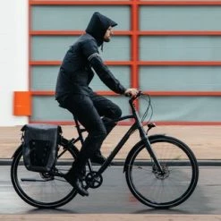 AGU Original Regenpak Essential - Geel/Zwart - L - Dames & Heren - Waterdicht & Ademend -Fietsen-Accessoires Shop 550x320