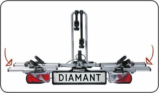 Pro-user Fietsendrager - Diamant - 2 Fietsen 14 Pro-user Fietsendrager - Diamant - 2 Fietsen - Afbeelding 14