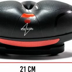 Voltano Fietszadel Met Gelpads - Zwart/Rood - Uitsparing - Zadelvering - Unisex - Incl. Gratis Zadelstrop -Fietsen-Accessoires Shop 550x334 2