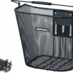 Basil Bremen BE - Fietsmand - Inclusief Systeem - Voorop - Zwart -Fietsen-Accessoires Shop 550x341 3