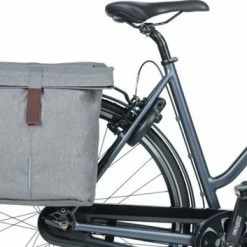 Basil City Dubbele Fietstas - Grijs Melee - 32 Liter -Fietsen-Accessoires Shop 550x353 5
