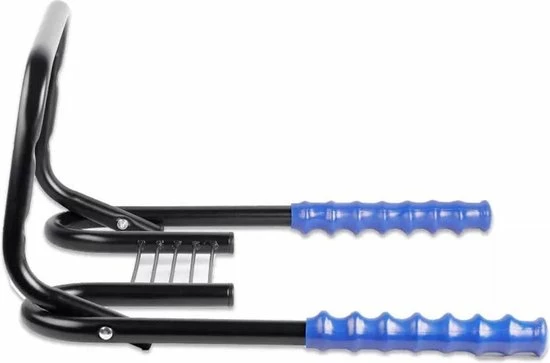 Merkloos Decopatent Fiets Ophangsysteem Voor 2 Fietsen - Fietsenrek - Legplank Voor Helm - Fietshaak - Muurbeugel Fiets - Wandmontage 5 Merkloos Decopatent Fiets Ophangsysteem Voor 2 Fietsen - Fietsenrek - Legplank Voor Helm - Fietshaak - Muurbeugel Fiets - Wandmontage - Afbeelding 5