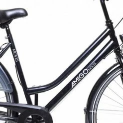 Amigo Moves - Damesfiets 28 Inch - Fiets Met 6 Versnellingen - Matzwart -Fietsen-Accessoires Shop 550x366 128
