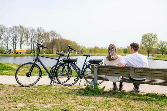 Amigo E-Vibe D1 - Elektrische Stadsfiets Voor Dames - Met 7 Versnellingen - Matgrijs 8 Amigo E-Vibe D1 - Elektrische Stadsfiets Voor Dames - Met 7 Versnellingen - Matgrijs - Afbeelding 8