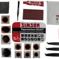 Simson Bandenreparatieset / Bandenplakset Compleet - Type Select T.b.v. Fiets - 23 Delig