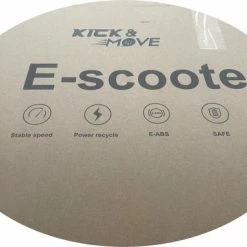 Kick&Move - Elektrische Step - E Scooter - Anti Lek Banden - 32 Km/u - App - LED Verlichting - Cruise Control - Schokbestendige Wielen - Anti Diefstal Optie -Fietsen-Accessoires Shop 550x383