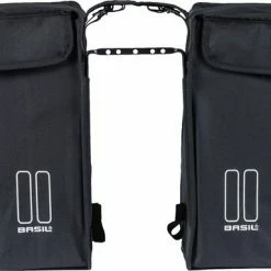 Basil Mara XXL Dubbele Fietstas - Zwart - 46 Liter -Fietsen-Accessoires Shop 550x384 2