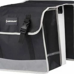 Dunlop - Dubbele Fietstas - Zwart - 26 L