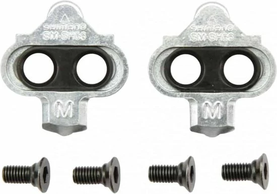 Shimano Schoenplaatjes Spd Zilver Sh56 Set 1 Shimano Schoenplaatjes Spd Zilver Sh56 Set