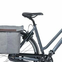 Basil City Fietsshopper - Enkele Fietstas - Grijs - 16 Liter -Fietsen-Accessoires Shop 550x388