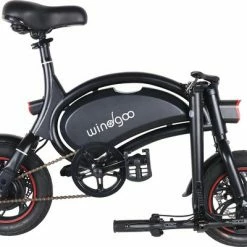 Wind-goo Windgoo - B3 Elektrische Long-Range E-Bike Met Trappers - E-bike - 25Km / H - Zwart -Fietsen-Accessoires Shop 550x400