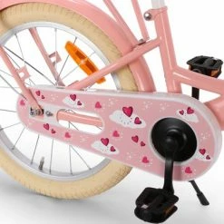 SJOEF Classic Meisjesfiets 20 Inch - Roze -Fietsen-Accessoires Shop 550x401
