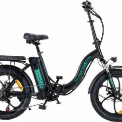 Hitway BK6 Elektrische Fiets - Opvouwbare E-bike - 20 Inch Fat Tire - 250W Motor - 11,2Ah - Zwart/Groen -Fietsen-Accessoires Shop 550x402 3