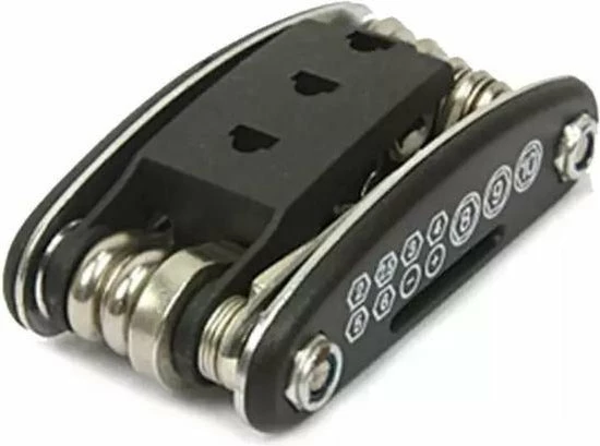 LOUZIR Multitool Fiets Reparatie Toolkit 16-delig - Race Fiets Mountainbike- Vouwgereedschap Fiets- Zakgereedschap 14 LOUZIR Multitool Fiets Reparatie Toolkit 16-delig - Race Fiets Mountainbike- Vouwgereedschap Fiets- Zakgereedschap - Afbeelding 14