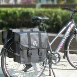 AG Fietstas 46 Liter - Dubbele Fietstas - Extra Veel Ruimte - Waterafstotend - Reflectoren Fietstassen - Electrische Fietsen - Zwart - Dubbel -Fietsen-Accessoires Shop 550x409 2