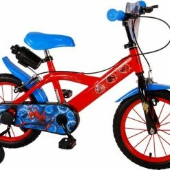 Spider-Man Kinderfiets - Jongens - 14 Inch - Rood/Blauw - Twee Handremmen -Fietsen-Accessoires Shop 550x412 20