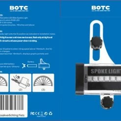 BOTC Spaakverlichting Fiets - 30 Patronen - Spaakverlichting Met Bewegingssensor - LED Fietswiel Spaak Licht -Fietsen-Accessoires Shop 550x412