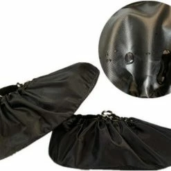 Overschoen-Kampioen Overschoenen Waterdicht - Schoenhoesjes STERK Maat 40-45 Zwart Herbruikbaar Antislip -Fietsen-Accessoires Shop 550x418 3