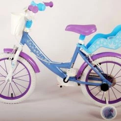 Disney Frozen 2 Kinderfiets - Meisjes - 16 Inch - Blauw - Twee Handremmen -Fietsen-Accessoires Shop 550x421 1