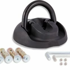 VINZ Everest Muuranker ART 4 / Wandanker / Vloeranker / Wandhaak / Muurhaak / Muurbeugel - Zwart