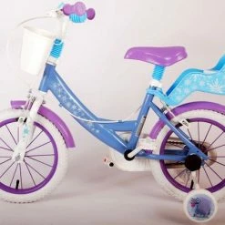 Disney Frozen 2 Kinderfiets - Meisjes - 14 Inch - Blauw/Paars - Twee Handremmen -Fietsen-Accessoires Shop 550x426 12