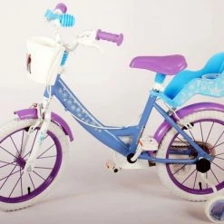 Disney Frozen 2 Kinderfiets - Meisjes - 16 Inch - Blauw - Twee Handremmen -Fietsen-Accessoires Shop 550x432 4