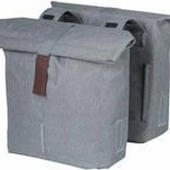 Basil City Dubbele Fietstas - Zwart - 32 Liter -Fietsen-Accessoires Shop 550x440