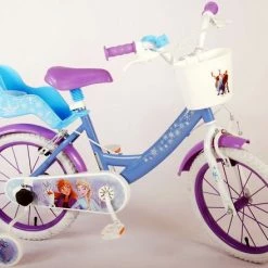 Disney Frozen 2 Kinderfiets - Meisjes - 16 Inch - Blauw - Twee Handremmen -Fietsen-Accessoires Shop 550x440 3
