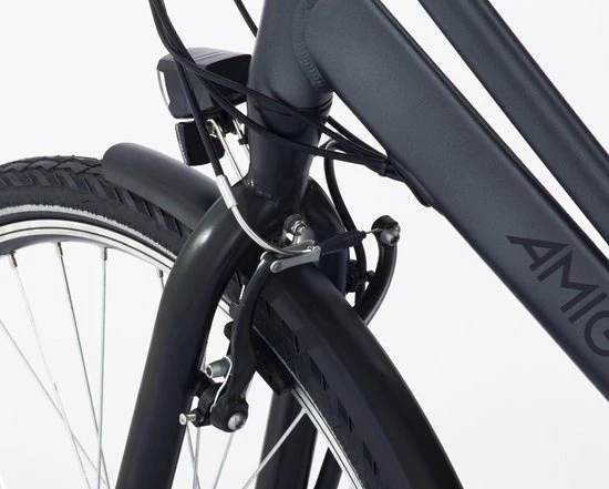 Amigo E-Vibe D1 - Elektrische Stadsfiets Voor Dames - Met 7 Versnellingen - Matgrijs 4 Amigo E-Vibe D1 - Elektrische Stadsfiets Voor Dames - Met 7 Versnellingen - Matgrijs - Afbeelding 4
