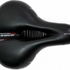 Voltano Fietszadel Met Gelpads - Zwart/Rood - Uitsparing - Zadelvering - Unisex - Incl. Gratis Zadelstrop -Fietsen-Accessoires Shop 550x445 2