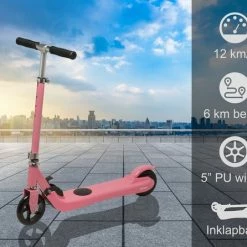 Denver Elektrische Step Kinderen 12km/u - 6km Bereik - Kinderstep Inklapbaar - 5" Wielen - SCK5310 - Roze -Fietsen-Accessoires Shop 550x446 4
