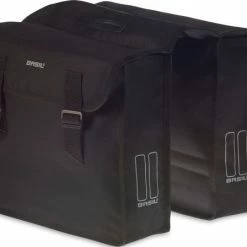 Basil Mara XL Dubbele Fietstas - Zwart - 35 Liter -Fietsen-Accessoires Shop 550x448