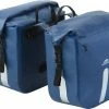 Dutch Mountains Dubbele Fietstas 46 Ltr | 100% Waterdichte Fietstas | Rolltop Sluiting | Reflectoren | Blauw